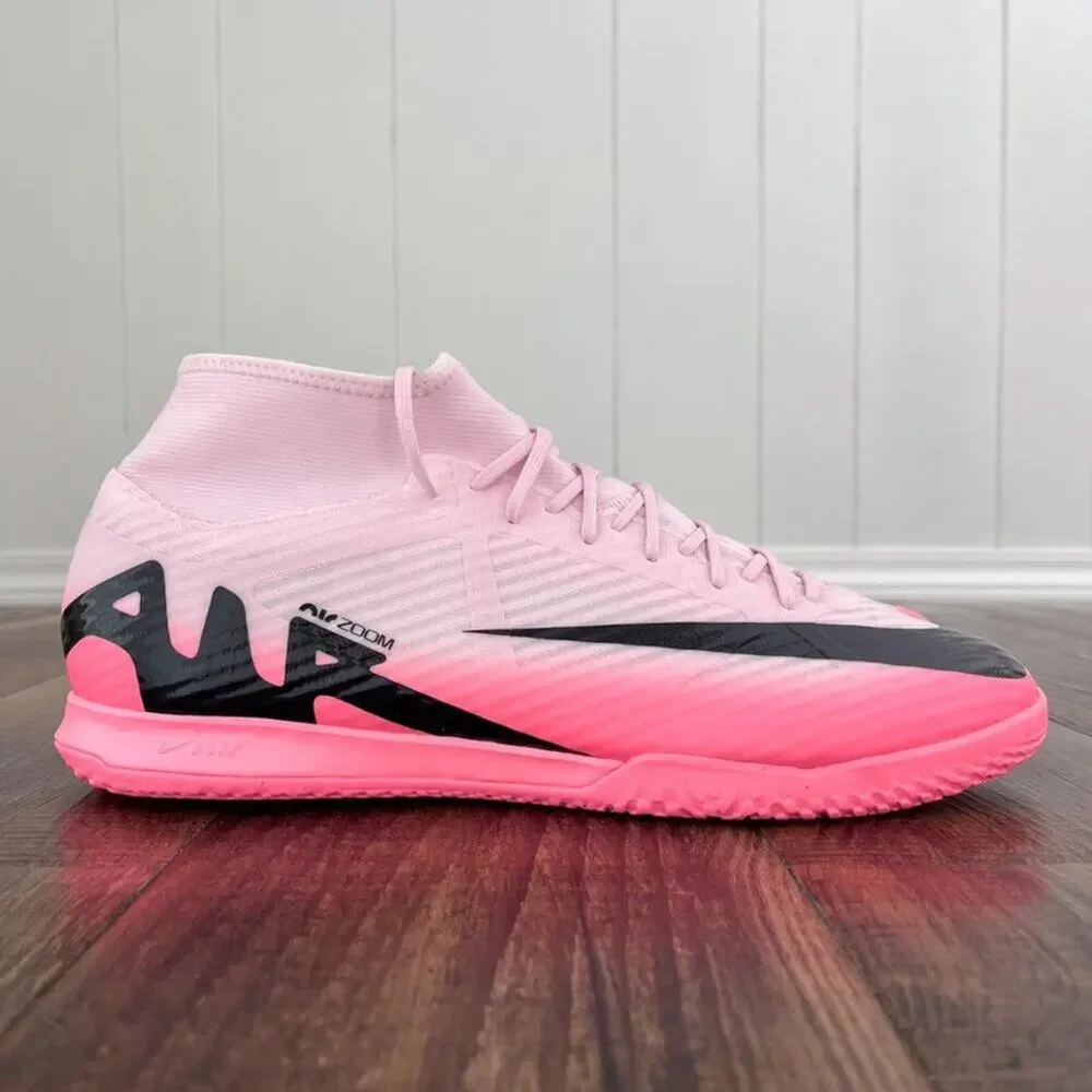 Nike Zoom Superfly 9 Academy IC Soccer Shoe Indoor Mens Size 12 Pink DJ5627-601